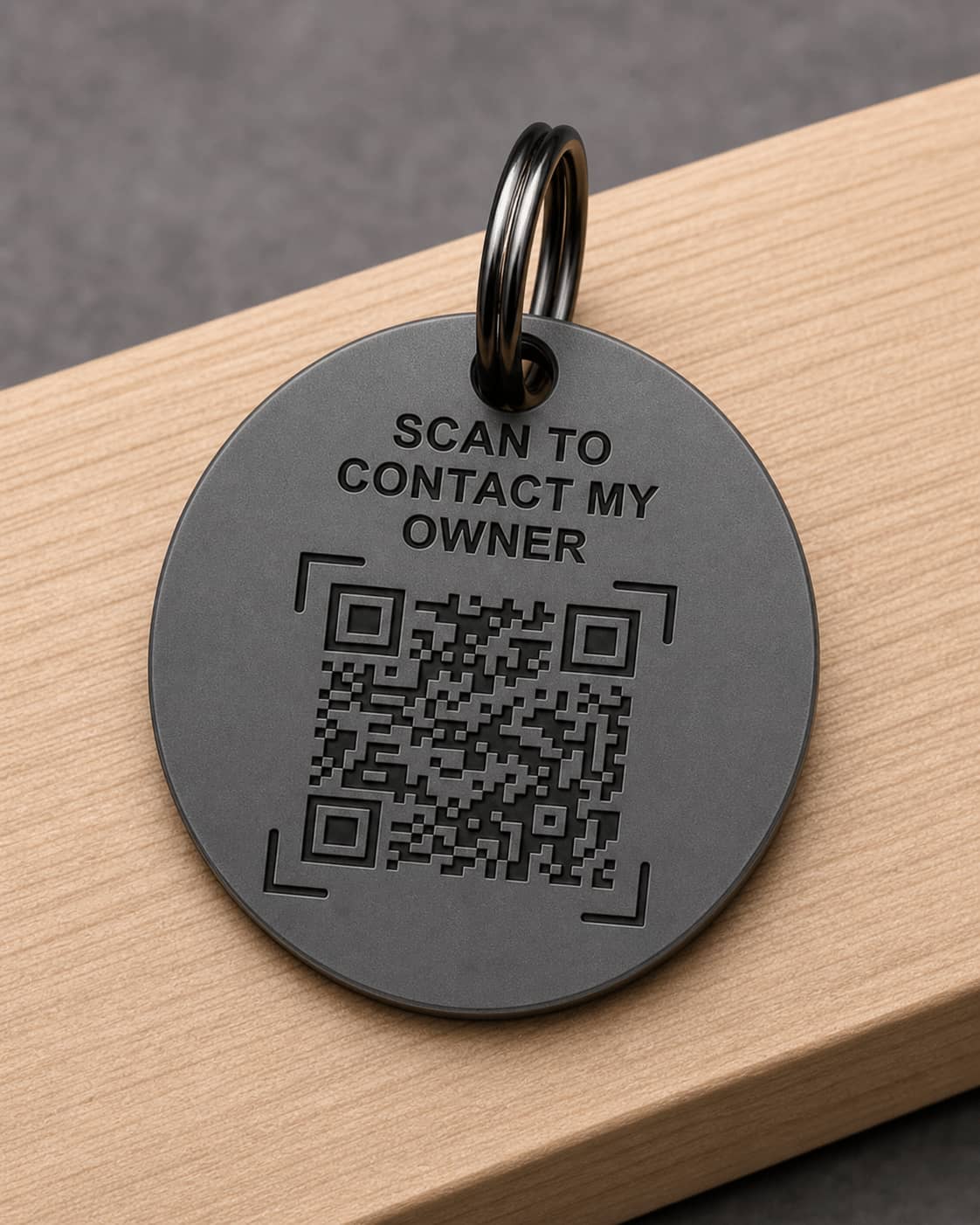 Pre-Engraved Ti-6Al-4V Grade 5 Titanium Pet ID Tag for Dogs and Cats20mm